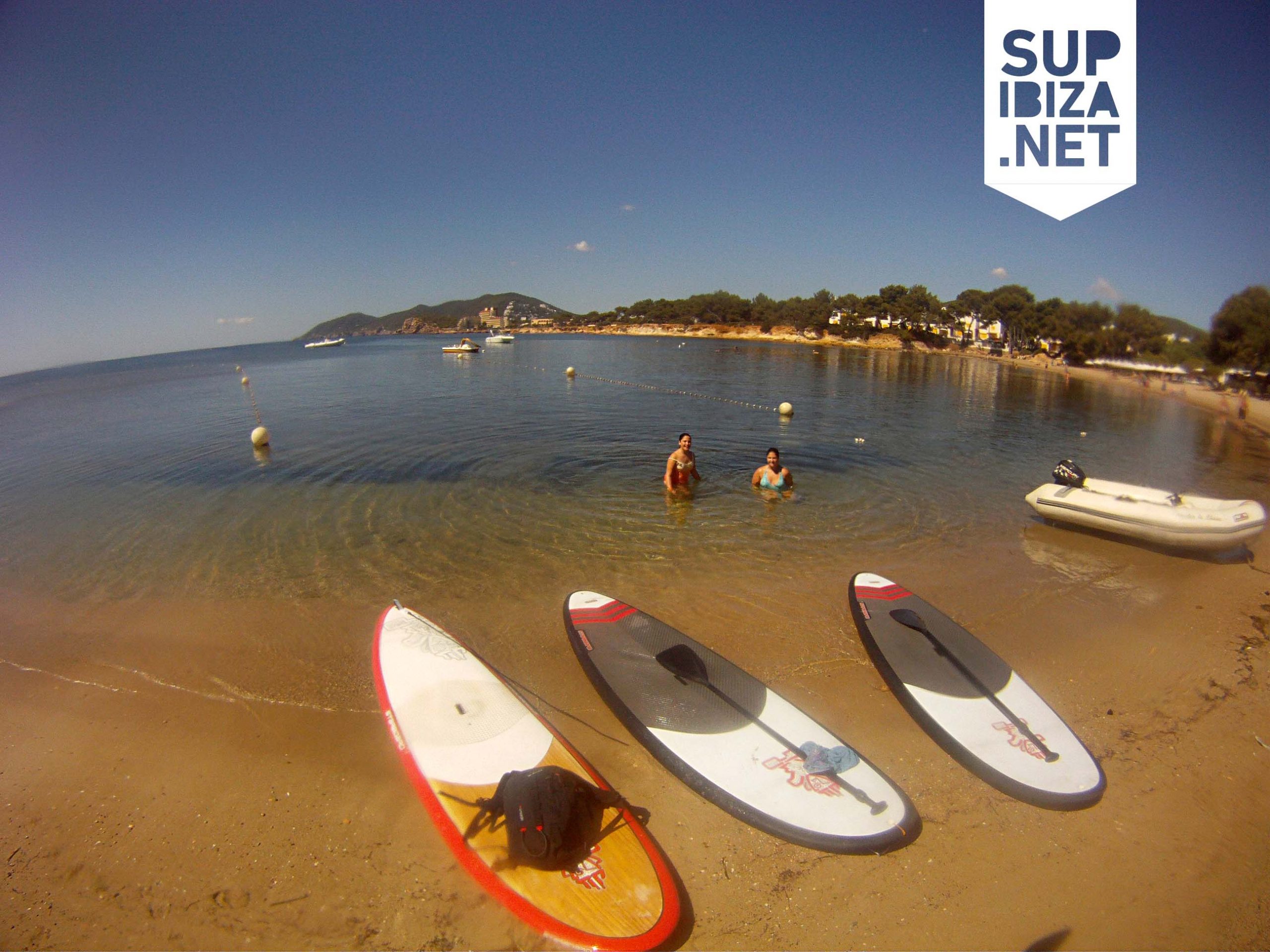 Paddle surf en el este de Ibiza